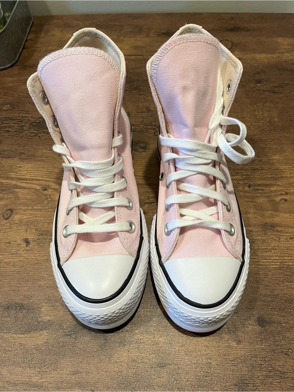 Converse Kids Light Pink High-Top Canvas Sneakers